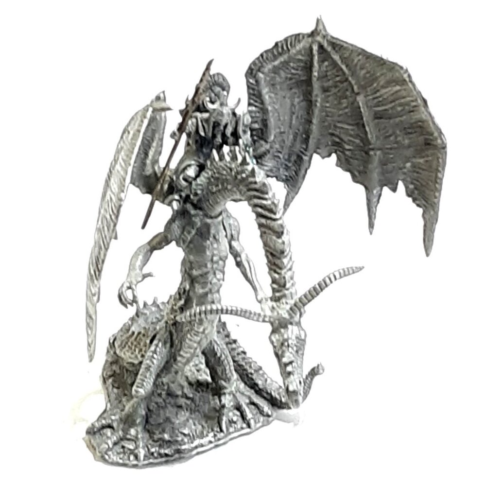 Chaos Chaos Commander On War Dragon 1997 Pewter Figure #1121002 Ral Partha